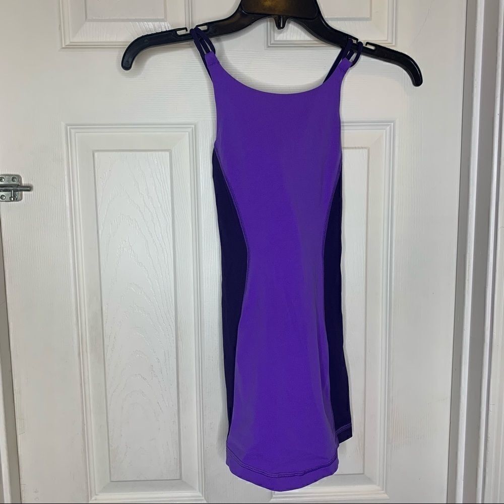 Lululemon high neck tank with cross back straps